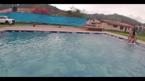 Sexy Colombian Lesbians Making Love