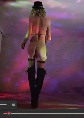 Showing  off my skinny slutty bod again ...