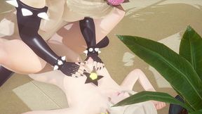 mario bross hentai - rosalina x bowsette futanari hardsex - japanese asian manga anime game porn