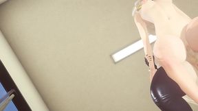 mario bross hentai - rosalina x bowsette futanari hardsex - japanese asian manga anime game porn
