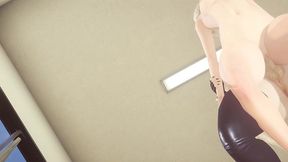 mario bross hentai - rosalina x bowsette futanari hardsex - japanese asian manga anime game porn