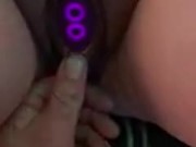 Using Tracey dog toy on BBW wife