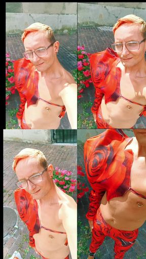 An evening outfit that your star has finally received