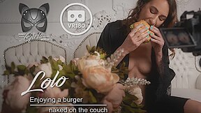 Enjoying A Burger, Naked Softcore Beautiful German Amateur