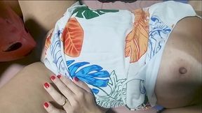 Eating pussy, watching depravity, talking dirty until she cums and drips wet