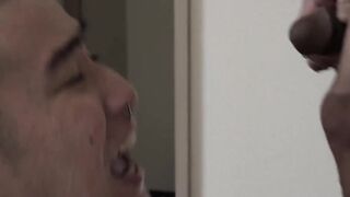 Raw Asians - Bare Ass Asian Twink Gets Piss-Filled Anal from Hunk Stud