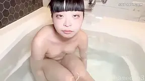 148cm Tall 18-year-old Cafe Girl. A Sweaty Big Cock Makes Her Face Look Like A Slut. Her Horny Vagina Is Inseminated Twice