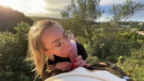 Strangers Join Us for a Public Blowjob