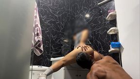 I ate my friend's girlfriend's results in the gym bathroom. `Don't tell Carlos.`