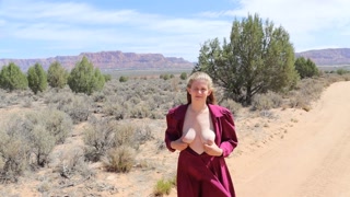Hot FLDS Women Takes Dress Off &amp; Masturbates In Public | Hot Babe In Prairie Dress