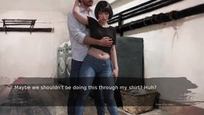 Customer Touches Boobs of Beautiful Bar Waitress