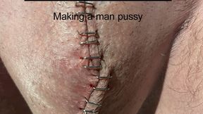 making a man pussy