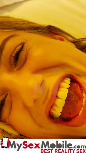French blonde Megane Lopez rimming and riding