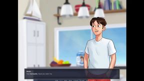 Hot stepmom fucks her randy son in Summertime Saga