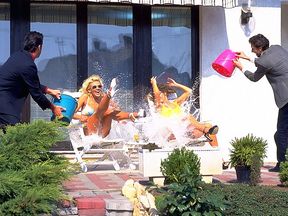 Dru Berrymore and Fernanda Diaz in a DP Orgy