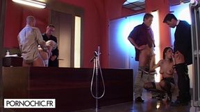 Vintage pornochic orgy with Stacy Silver and Priscila Sol