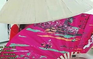 Big boobs wearing vietnamese outfit showing boobs and ass