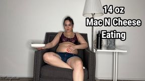 14 oz Mac N Cheese Eating