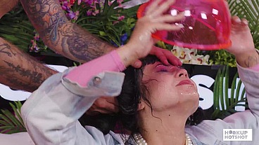 Naughty Slut Beca Barbie Takes A Rough And Messy Hardcore Ride!