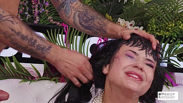 Naughty Slut Beca Barbie Takes A Rough And Messy Hardcore Ride!