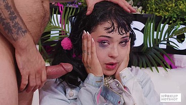 Naughty Slut Beca Barbie Takes A Rough And Messy Hardcore Ride!