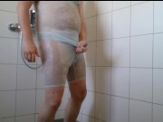 Geiles Duschen in Nachtwäsche ** DWT Fun **