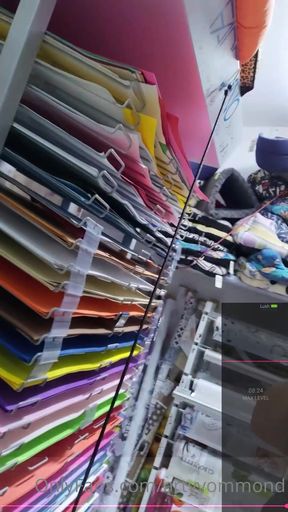 Redhead Orgasm While Shopping with a Remote Vibrator