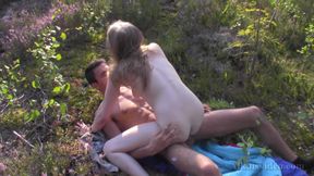 Blueberry picker and too handsome immigrant