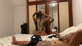 dupla penetracao so que ela nao tava aguentando