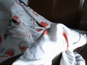 Solo pleasure! Intense masturbation to ecstasy, the handsome boy plays with his BBC, Huge cumshot