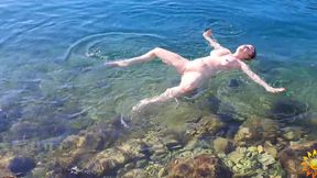 Beautiful Amateur Naturist: Outdoor Stretching &amp; Naked Swimming Art