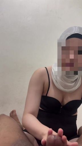 Hijabis Malay Girl Sucks Cock Until Ejaculation   Clip 1