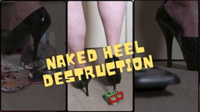 Naked Heel Destruction WMV