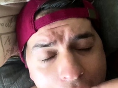 Gay bukkake twink giving blowjobs