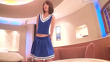 Uncensored, Japanese beauty, slender amateur tall, blowjob and creampie sex. Cute cosplay,