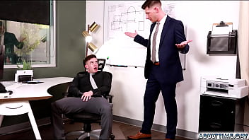 Trevor Brooks got office anal fuck with his boss Jordan Starr. Trevor is In the office, he soon notices that he&#039_s the only one around, he pulling his cock out.Jordan Starr, happens by and catches him.