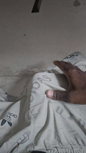 My Black Mole Dick Shy To Come Out So I Fap Inside My Pants