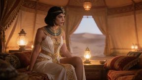 cleopatra fucked mercilessly in the desert- porn in spanish-audio in spanish-ai porn