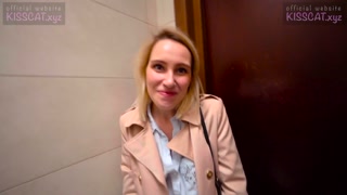 Public Agent - 18 Babe Suck Dick in Toilet Wendis &amp; Drink Coffee with Cum / Kiss Cat