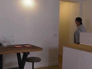 Large Ebony Wang in My Throat and Snatch 5958