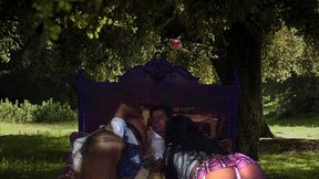 audrey bitoni and cassie young get fucked by paul chaplin in sinful trio