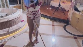 Rem in a cheongsam cosplay