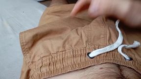 Dripping cum walk ruined flaccid cock out on street