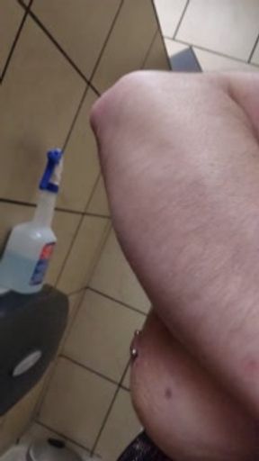 Pissing in a Public Restroom.