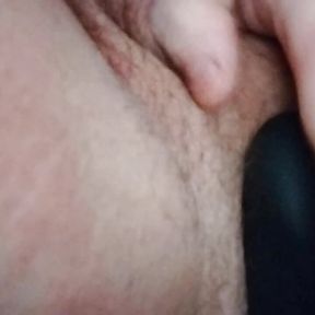 Sissy Femboy fucks her own slut hole with daddy&#039;s toy!