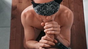 BROMO: Piercing american twink gets blindfolded