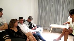 terapia con mi hermanastra mi hijastro y dos vecinos , termina en espectacular orgia argenta