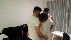 terapia con mi hermanastra mi hijastro y dos vecinos , termina en espectacular orgia argenta