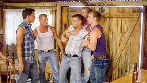 Matthew Rush Braxxton Bond Heat Up Wild Group Action – Falcon Studios 18+