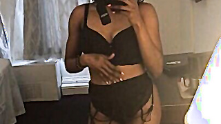 Sexy Ebony In A Hotel